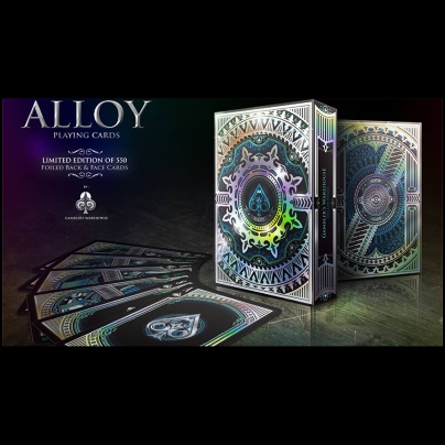 Alloy Cobalt Playing Cards