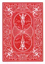 Bicycle (Rider back - dos rouges)
