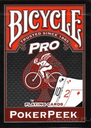 Bicycle Pro Peek (dos rouge)