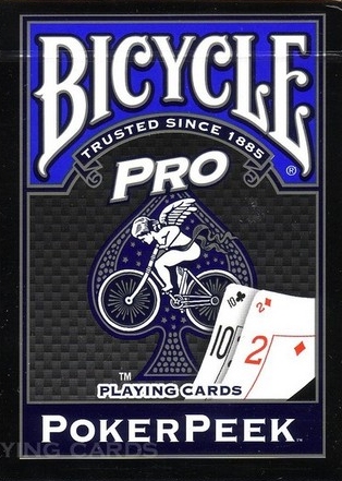 Bicycle Pro Peek (dos bleu)